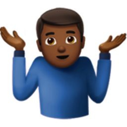 The Man Shrugging: Medium-Dark Skin Tone Emoji on iEmoji.com Birthday Memes For Him, Clown Meme, Emoji Man, Clean Funny Memes, Shrug Emoji, Funny Happy Birthday Meme, Time Meme, Hand Emoji, Emoji Characters