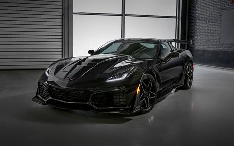 Chevrolet Corvette ZR1, 2019, C7, 4k, black sports coupe, tuning, supercar, black Corvette, USA, American sports cars, Chevrolet 2019 Corvette, Chevy Sports Cars, 2020 Corvette, Chevrolet Corvette Zr1, Black Corvette, Best Sports Cars, C7 Corvette, Chevrolet Corvette C7, Car Tech