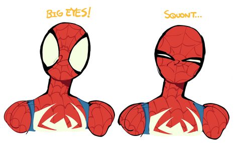 Spiderling Marvel, Spiderman Eyes Reference, Spiderman Eyes Expression, How To Draw Spiderman Eyes, Spider Eye Drawing, Spiderman Eyes Drawing, Man Poses Reference Drawing, Spider Verse Pfp, Spiderman Eyes