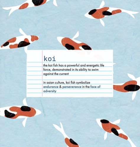 Ever wonder what the koi fish in our logo stands for? Every day we swim against the current to do what we love! Swim Against The Current, Against The Current, Koi Fish, Koi, Every Day, Swimming, Fish, Wonder