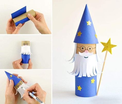 Storytime Ideas, Recycled Crafts Kids, Magic Crafts, Toilet Paper Crafts, Dragon Crafts, Toilet Paper Roll Crafts, Harry Potter Crafts, Paper Roll Crafts, Space Party