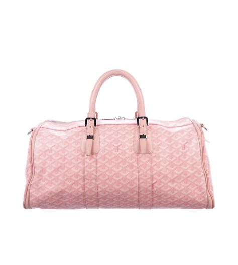 Goyard - Goyardine Croisière 50 Goyard Duffle Bag, Goyard Duffle, Goyard Pattern, Pink Goyard, Dream Wishlist, Goyard Bag, Press Tour, Big Bags, Dress Fashion