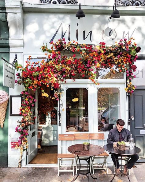 Colorful-Front-Doors-Photography-London-Bella-Foxwell Clapham London, Chirstmas Decor, Beautiful Front Doors, Wes Anderson Movies, Cafe Shop Design, Shop Fronts, Coffee Shop Design, Cafe Interior Design, Wes Anderson