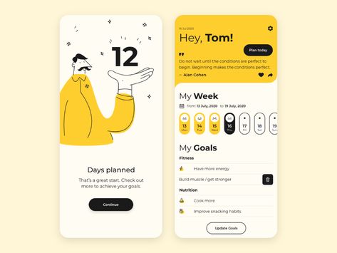 To Do App, Interaktives Design, Ui Ux 디자인, Ux App Design, App Design Layout, Ui Ux App, Planning App, Mobile App Design Inspiration, App Interface Design