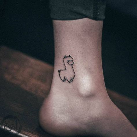 Alpaca Tattoo, Lama Tattoo, Llama Tattoo, Camel Tattoo, Wings Tattoo, Nirvana, Tattoos And Piercings, Paw Print Tattoo, Small Tattoos