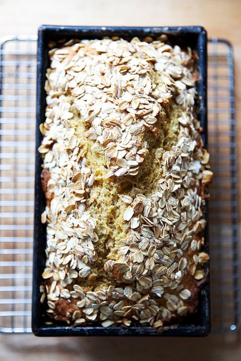 Simple Irish Brown Bread | Alexandra Stafford Homemade Bread Buns, Alexandra Stafford, Irish Brown Bread, Scottish Dishes, Healthy Bread Recipes, Irish Butter, Savory Pancakes, Dinner Rolls Recipe, Brown Bread