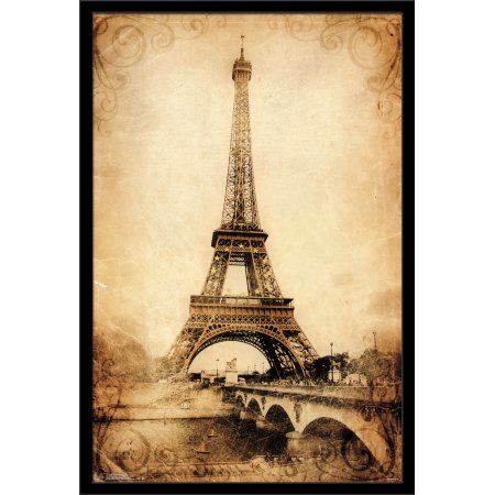 Torre Eiffel Paris, Posters For Room, Eiffel Tower Art, Vintage Parisian, Louvre Paris, Vintage Paris, Trends International, Vintage Poster Art, The Eiffel Tower