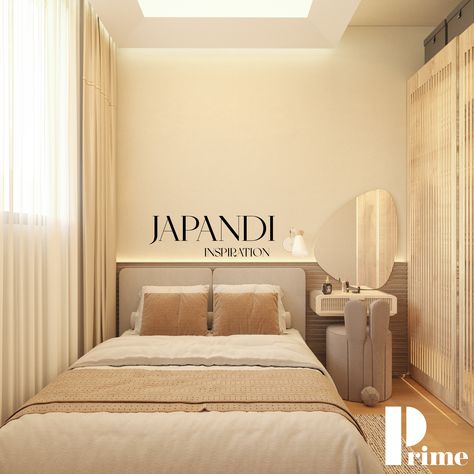 Muji Small Bedroom, Japanese Small Bedroom Design, Small Bedroom Ideas Japanese Style, Japan Bedroom Design Small Spaces, Japandi Small Bedroom Interior Design, Japandi Bedroom Ideas For Small Rooms, Japandi Bedroom Small Space, Japandi Interiors Small Space, Japanese Scandinavian Interior Bedroom