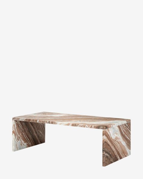 Marble Coffe Table, Miami Bedroom, White Oak Coffee Table, Mountain House Decor, Student Lounge, Lobby Furniture, Stone Furniture, Coffee Side Table, Stone Coffee Table