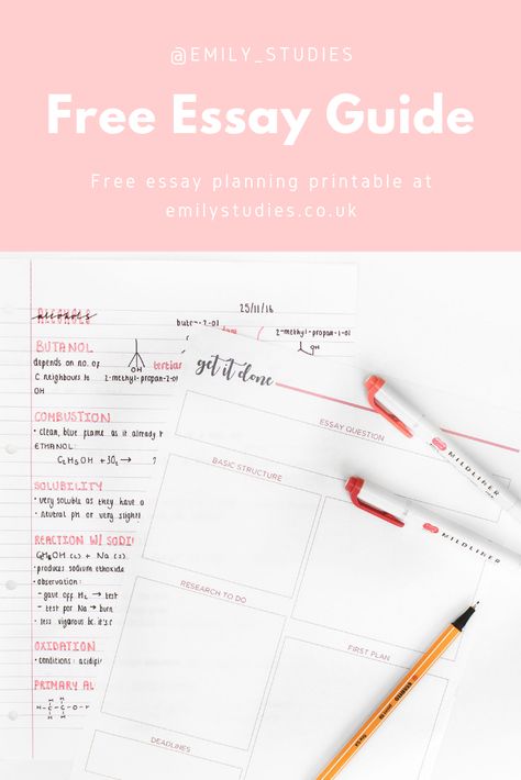 FREE essay planning printable to help tackle tough essays! Essay Plan Template, Essay Planning, Study Timetable, Writing A Thesis Statement, Essay Planner, Essay Plan, Study Printables, Study Essentials, Essay Outline