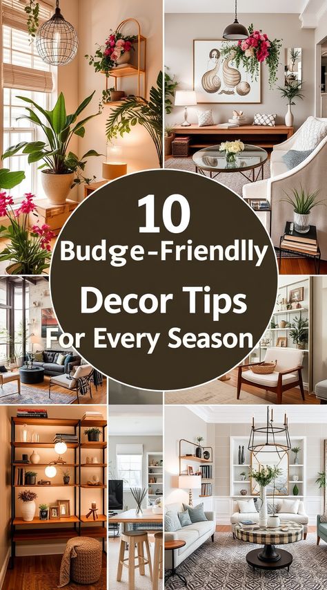 Create a stunning home on a budget with these 10 DIY decor ideas. Learn clever hacks and simple projects that add a personal touch to any room. #BudgetFriendlyDecor #DIYHomeDecor #CreativeHome Follow us for more affordable decorating tips Simple Projects, Home On A Budget, Budget Friendly Decor, Affordable Decor, Diy House Projects, Diy Decor Ideas, Clever Hacks, Easy Ideas, Creative Home