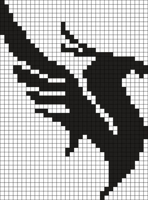 Illenium Logo Perler Bead Pattern / Bead Sprite Illenium Perler Pattern, Illenium Perler, Edm Perler Bead Patterns, Dj Perler, Subtronics Perler Pattern, Rave Perler Pattern, Rave Kandi Ideas, Kandi Cuff Patterns, Melty Bead Patterns