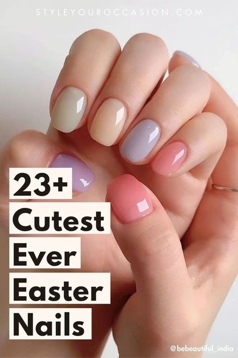 Looking for Easter nails ideas? You’ll love this list of Easter nail designs for spring including easy pastel nail art, casual nails, simple and cute manis, and more. There’s natural short nails, square, almond, acrylic coffin, and more for 2024! Nails For Easter, Easter Nails Ideas, Natural Short Nails, Short Nails Square, Easter Nails Design Spring, Daisy Nail Art, Birthday Nail Designs, Pastel Nail Art, Butterfly Nail Designs