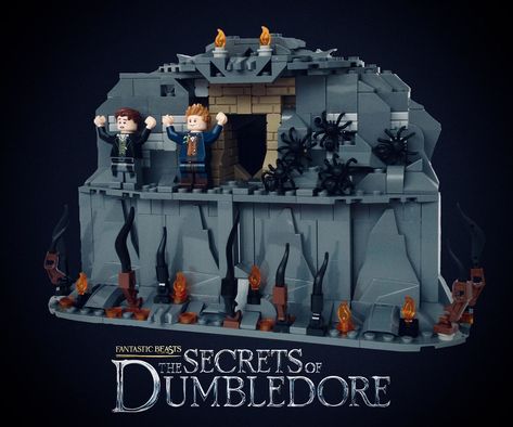 LEGO Fantastic Beasts: The Secrets of Dumbledore - Newt an… | Flickr Lego Fantastic Beasts, Newt And Theseus, The Secrets Of Dumbledore, Secrets Of Dumbledore, Fantastic Beast, Lego Harry Potter, Custom Ideas, Newt, Fantastic Beasts