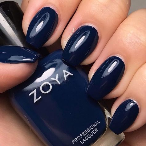 Dark Blue Glossy Nails, Moody Blue Nails, Deep Navy Blue Nails, Dark Nail Colours, Deep Blue Nails Acrylic, Dark Blue Toe Nails, Nails Deep Blue, Dark Navy Blue Nails, Deep Blue Nails