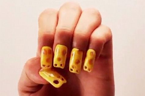 Cheese Nails, Swiss Cheese, Beautiful Places In The World, How To Make Your, Costume Ideas, Nail Design, Nail Inspo, Switzerland, You Nailed It