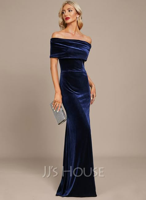 Velvet Evening Gown, Velvet Evening Dress, Velvet Dress Long, Velvet Bridesmaid Dresses, Blue Velvet Dress, Mother Of The Bride Dresses Long, Tulle Evening Dress, Wedding Guest Attire, Satin Evening Dresses