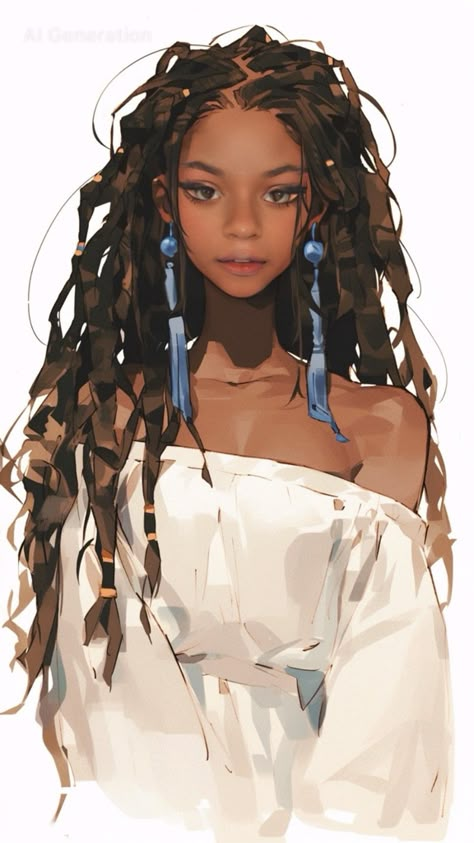 Black Woman Pirate Art, Anime Pirate Woman, Intricate Hairstyles, Colored Characters, Pfp Wallpapers, Female Character Inspiration, The Best Anime, Black Characters, Black Anime Characters