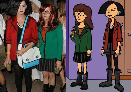 Katy Perry and her BFF as Daria and Jane Lane Daria Costume, Jane Costume, Daria And Jane, Shannon Woodward, Jane Lane, Halloween Pics, Celebrity Halloween, Halloween Coustumes, Halloween Idea