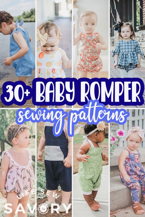 Free Baby Romper Pattern, Baby Overalls Pattern Free, Toddler Romper Pattern Free, Free Baby Romper Sewing Pattern, Free Romper Sewing Pattern, Free Toddler Sewing Patterns, Free Baby Sewing Patterns, Boys Romper Pattern, Baby Jumpsuit Pattern