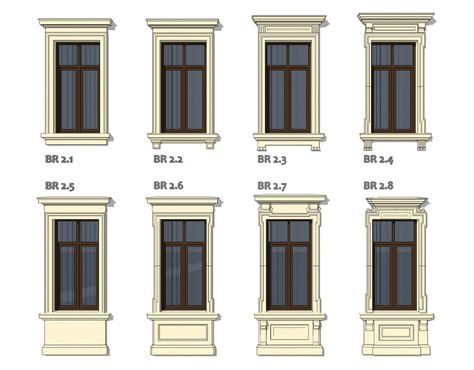 Classical sets of facing a window opening on the facade of the house according to the work of the famous 19th century architect A. Brausevetter. Calculation of the number of specific details of the facade decoration of the upper private windows. country houses or public, urban buildings. Drawings, knots, sections, details, profiles, elements, decor sets. ... Read moreCrown Molding Online Calculator Buildings Drawings, Facade Decoration, Elements Decor, Urban Buildings, Classic Facade, Cornice Design, Window Opening, Classic Window, Window Trim Exterior