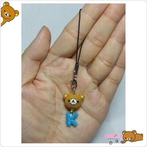 Rilakkuma Crochet, Micro Amigurumi, Crochet Keychains, Clay Doll, Craft Show Ideas, Rilakkuma, Small Things, Crochet Crafts, Random Things