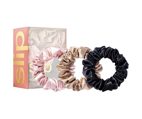 Check out this product at Sephora.com - Slip Large Slipsilk™ Scrunchies - Black, Pink, Caramel Travel Dog Bowl, Silk Scrunchies, Hand Wipes, Healthy Hair Tips, Transparent Bag, Silk Hair, Duffle Bag Travel, Silk Pillowcase, Hair Elastics