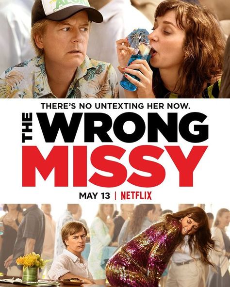 The Wrong Missy is a 2020 American comedy film directed by Tyler Spindel, with a screenplay by Chris Pappas and Kevin Barnett. Plot: Tim thinks he's invited the woman of his dreams on a work retreat to Hawaii, realizing too late he mistakenly texted someone from a nightmare blind date. The Wrong Missy, Mma Hairstyles, American Comedy, Film Watch, Corporate Retreat, 2020 Movies, English Movies, Skin Secrets, Wrong Person