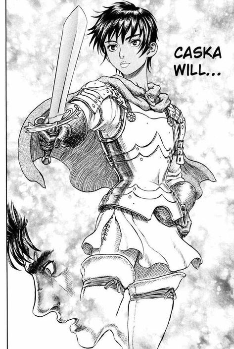 Casca Berserk, Guts And Casca, Berserk Art, Berserk Manga, Kentaro Miura, Cosplay Characters, Anime Tattoos, Manga Panels, Manga Comics