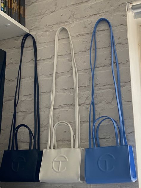 Telfar Bag Travel, Telfar Collection, Telfer Bag, Telfar Handbag, Telfar Shopping Bag, Telfar Bags, Purse Aesthetic, Aesthetic Designer, Marc Jacobs Snapshot Bag