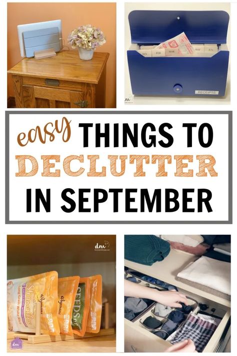 An easy and actionable list of Things to Declutter in September so you can remove the extra stuff that piled over the summer and get your home organized for fall. A list of things to declutter room by room so you can follow along without the stress and overwhelm that decluttering usually brings. How to declutter your home month by month in minutes! Declutter Room, What To Declutter, Decluttering List, Things To Declutter, White Microwave, Declutter Checklist, Declutter Challenge, How To Declutter, Free Checklist