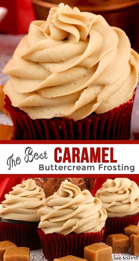 Salted Caramel Buttercream Frosting, Caramel Buttercream Frosting, Salted Caramel Buttercream, Bread Dipping, Butter Cream Frosting, Frosting Recipes Easy, Caramel Icing, Caramel Buttercream, Cake Frosting Recipe