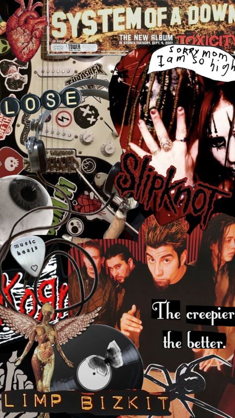 Korn And Slipknot Wallpaper, Wallpaper Backgrounds Deftones, Korn Wallpaper Aesthetic, Slipknot Wallpapers Aesthetic, Band Wallpapers Aesthetic, Korn Wallpapers Iphone, System Of A Down Aesthetic, Deftones Wallpaper Iphone, System Of A Down Wallpapers