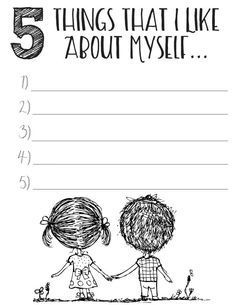 Free Printable Self Esteem Worksheets Download Self Esteem Worksheets, Self Esteem Activities, School Social Work, Counseling Activities, Mental Training, Character Education, My Self, School Counselor, School Counseling