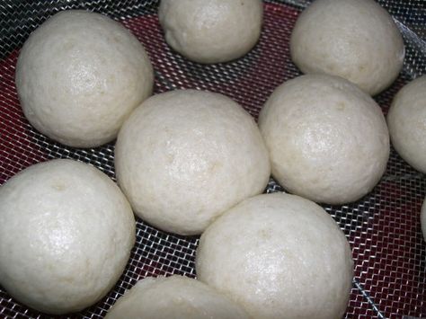 Anko Manju Recipe - Food.com Baked Manju Recipe, Manju Recipe, Sweet Bean Paste, Light Cakes, Swiss Roll, Bean Paste, Plant Based Recipes, Hamburger Bun, Japanese Food