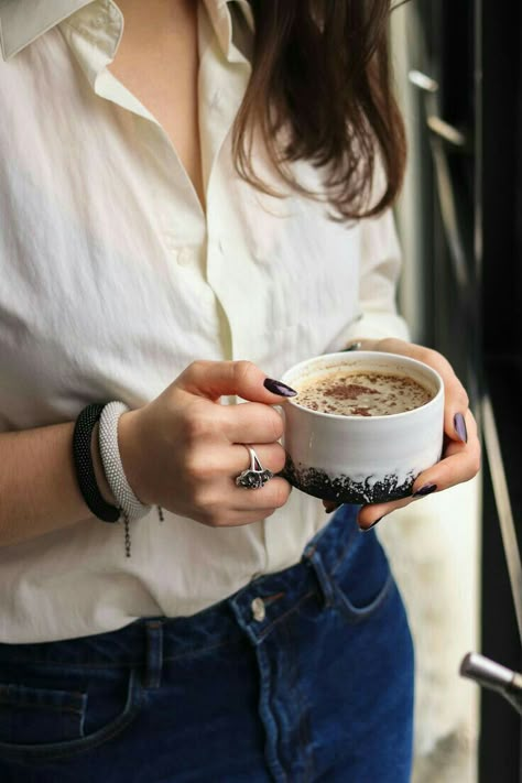 Hand Aesthetic, Mugs Pottery, Coffee Shop Photography, Coffee Facts, Shop Photography, Coffee Drinker, Best Espresso, Made In Ukraine, Camping Coffee