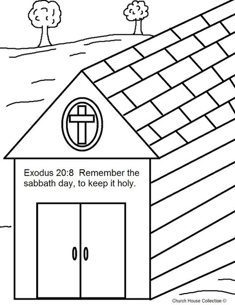 Commandment Page Ten Coloring Sheets | ... To Keep It Holy Exodus 20:8 Coloring Page For The Ten Commandments Christian Reminders, Sunday School Worksheets, Childrens Bible Study, Sunday School Printables, The Sabbath Day, Exodus 20, Teaching Worksheets, Bible Learning, Kids Church Lessons