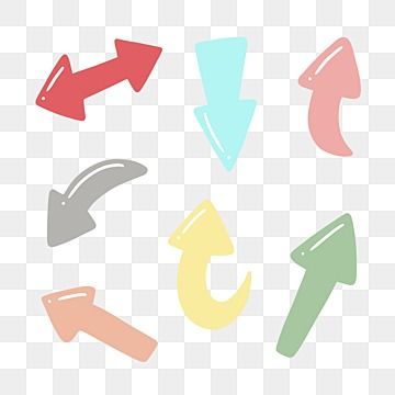 Aesthetic Arrows For Notes, Arrow Aesthetics Sticker, Aesthetic Arrow, Arrow Aesthetic, Arrow Png, Arrow Illustration, Cute Arrow, Arrow Background, Curved Arrow