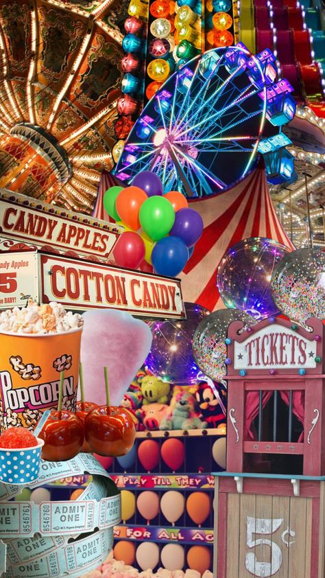 #carnival #carnivalaesthetic Twisted Carnival, Carnival Ice Cream, Fall Carnival Aesthetic, Carnival Vintage, Neon Carnival Aesthetic, Carnival Aesthetic Vintage, Summer Carnival, Winter Carnival, Carnival Aesthetic