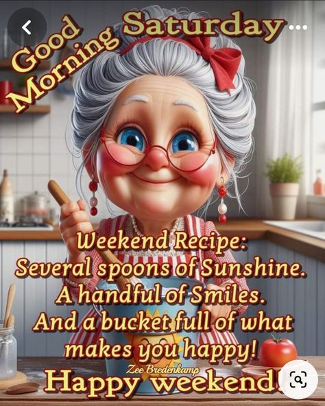 Good Saturday Morning Funny, Good Morning Saturday Gif, Good Morning Saturday Funny, Grandmother Cartoon, Saturday Gif, Saturday Funny, Good Saturday Morning, Funny Morning, Saturday Morning Quotes