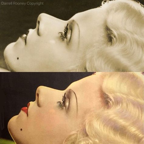 Darrell Rooney on Instagram: "Foreign magazines always seem to have the most beautiful covers. This Allas magazine cover from Finland features a gorgeous profile image of Jean Harlow brought to life in glorious color. It’s breathtaking in person. #harlowinhollywoodupdatededition #harlowinhollywood #allasmagazine #allas #finland #harlow #jeanharlow #jeanharlowprofile #harlowincolor #platinumblonde #platinumblondehair #blondebombshell #blonde #blondebombshells #sexsymbol #depressionyears #hollywo Jean Harlow Color, Slavic Dolls, Noir Aesthetic, Jean Harlow, Platinum Blonde Hair, Modern Photography, Beautiful Cover, Blonde Bombshell, Time Machine