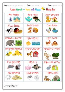 Animals and their Home |Habitat Chart for Preschoolers | LearningProdigy | Charts | Where Do Animals Live Preschool, Where Do Animals Live Worksheet, Animals House Preschool, Kindergarten Syllabus, Animals And Their Homes, Animal Homes, Animal Pictures For Kids, Animals Name In English, Animal Habitat