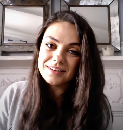 Mila Kunis ( at her home ) staying safe at home with family  quarantine in place Los Angeles, CA ( April 25, 2020 )  shared to groups 4/27/20 Mila Kunis Selfie, Titanic 2, David Draiman, Mila Kunis, Jessica Biel, Friends With Benefits, April 25, Titanic, Celebrities Female