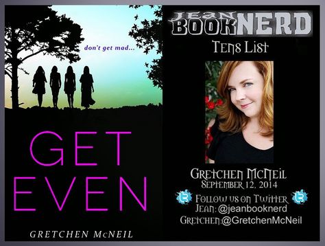 Tens List with Gretchen McNeil ~ Jean BookNerd Film Books, Book Nerd, Outlet, Entertainment, Incoming Call, Incoming Call Screenshot, Film, Twitter, Books