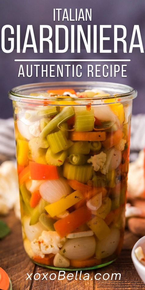 Homemade Giardiniera Recipe, Giardiniera Recipe, Italian Sandwiches, Pickled Vegetables Recipe, Italian Antipasto, Antipasto Platter, Fermentation Recipes, Grilled Meats, A Charcuterie Board