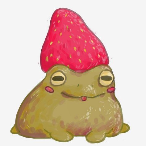 Frog Aesthetic, Frog Pictures, Frog Art, A Frog, Cute Frogs, Frogs, Art Stuff, Drawing Ideas, Cute Drawings