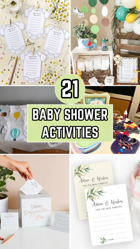 Baby Shower Activities Baby Shower Ideas Activities, Baby Shower Memory Game, Simple Baby Shower Activities, Diy Baby Shower Activities, Boy Baby Shower Activities, Small Baby Shower Games, Sentimental Baby Shower Ideas, Fun Baby Shower Activities, Baby Shower Activity Ideas