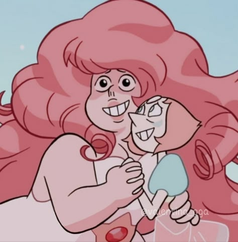 Pearl X Rose, Lgbtqia Aesthetic, Steven Universe Pearl, Pearl And Rose Quartz, Rose Quartz Steven Universe, Rose And Pearl, Pink Diamond Steven Universe, Pearl Steven Universe, Pearl Steven