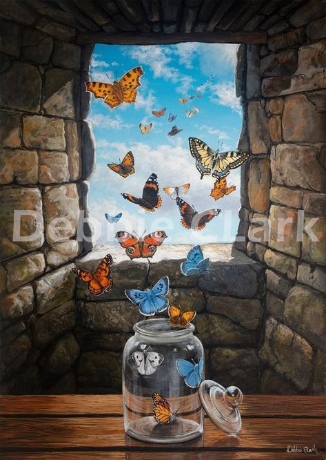 Paintings About Freedom, Library Acrylic Painting, Painting Of Hope, Freedom Painting, Freedom Images, Freedom Pictures, Freedom Drawing, Deep Paintings, Butterflies Painting