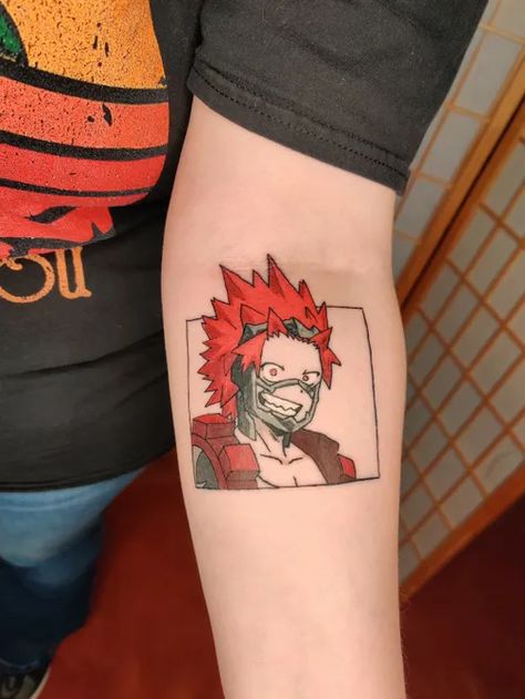 Bakugou Tattoo, Hero Academia Tattoo, Adoption Symbol Tattoos, My Hero Academia Tattoo, Academia Tattoo, Hero Tattoo, Nerd Tattoo, Star Tattoo Designs, Geek Tattoo